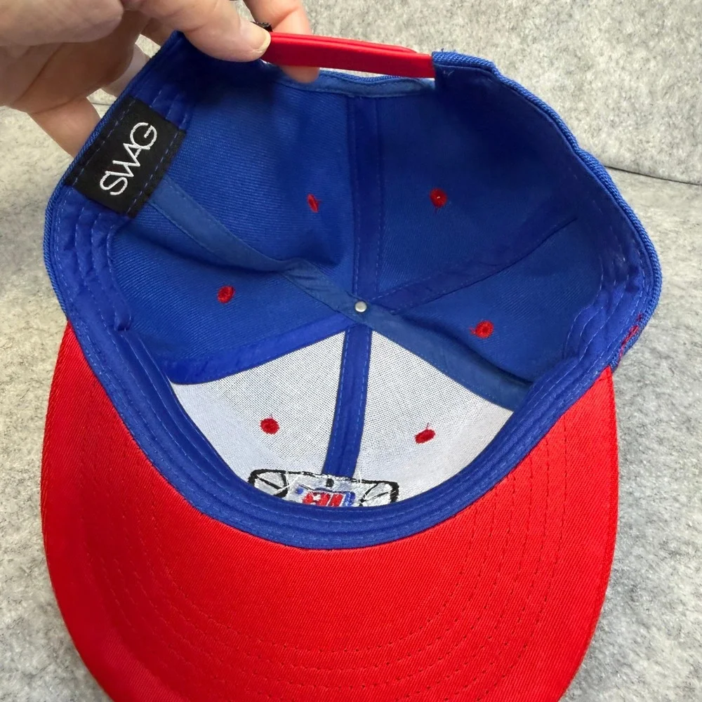 SWAG LA Clippers Snapback Hat Blue Red NBA Basketball Flat‎ Brim Cap Mens